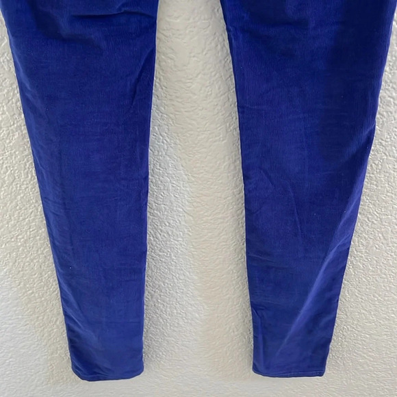 Madewell Womens Skinny Stretch Cords Corduroy Pants Indigo Blue 25/32 - Picture 6 of 6